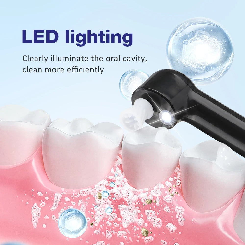BRIGHTSMILE - Lucidatore dentale wireless 5 in 1 per denti bianchi e splendenti