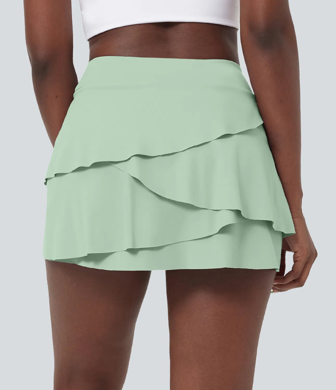 MARIPOSA - Airy 2-in-1 golf skirt with tiered design & pockets