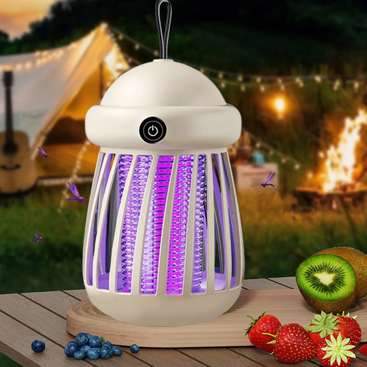 Lámpara Mata Insectos LumaGuard – Eliminador de Mosquitos con Luz UV y Descarga de 3000V