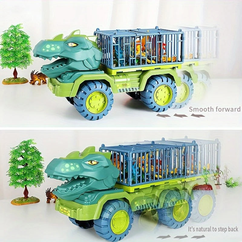 DinoTrek Exploradores – Set de aventura con dinosaurios y vehículos para exploradores