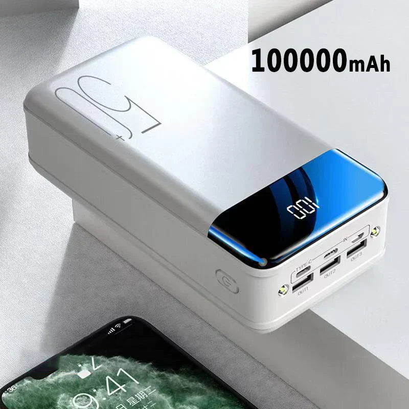 POWERBLOC 50K - Ultra power bank with 50,000 mAh for reliable energy
