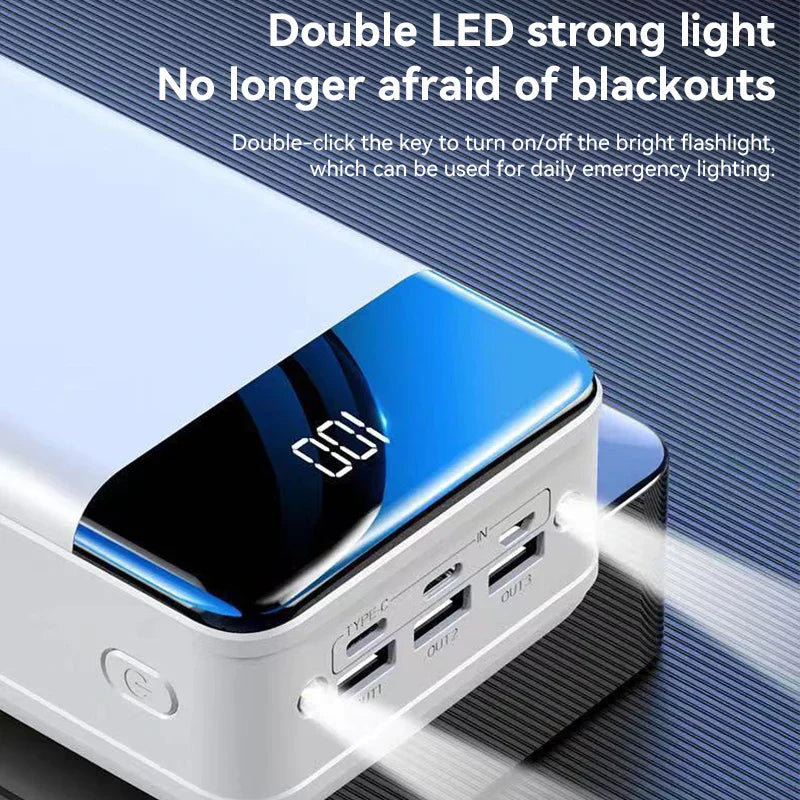 POWERBLOC 50K - Ultra power bank with 50,000 mAh for reliable energy
