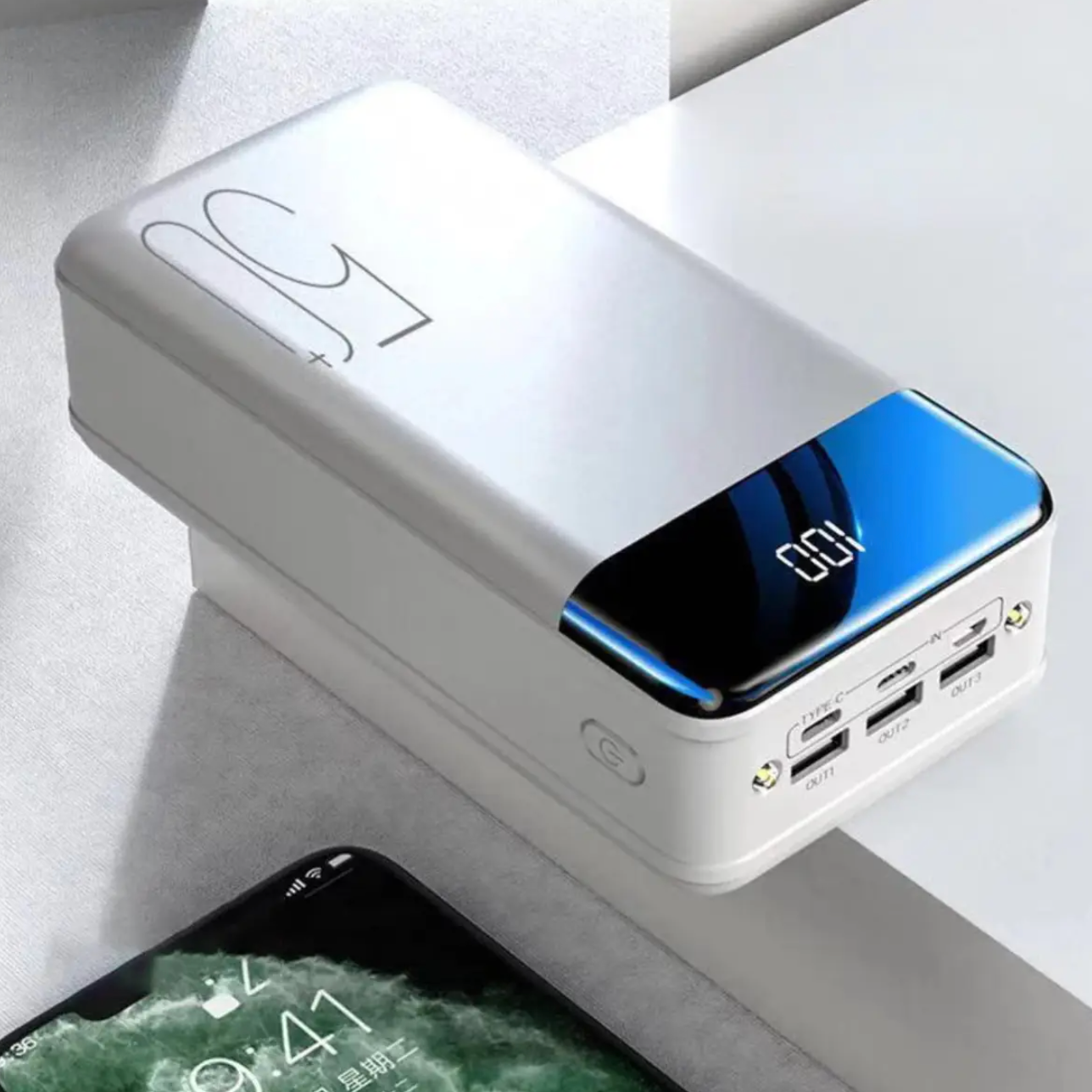 POWERBLOC 50K - Ultra power bank with 50,000 mAh for reliable energy