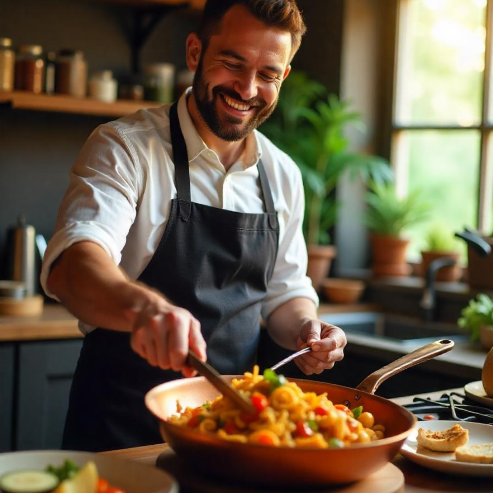 COPPER PAN - Professional copper pan with non-stick coating & perfect heat distribution