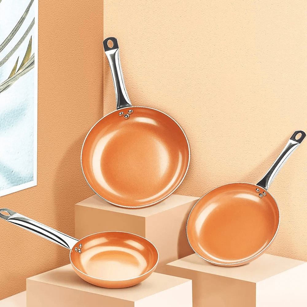 COPPER PAN – Profi-Kupferpfanne mit Antihaftbeschichtung & perfekter Hitzeverteilung