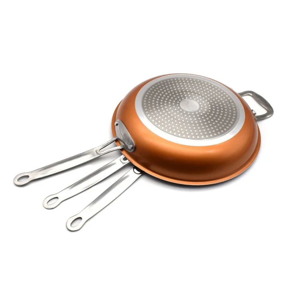 COPPER PAN - Professional copper pan with non-stick coating & perfect heat distribution
