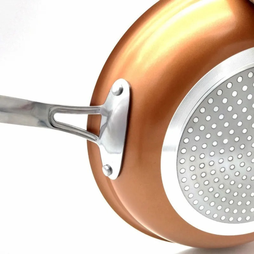 COPPER PAN - Professional copper pan with non-stick coating & perfect heat distribution