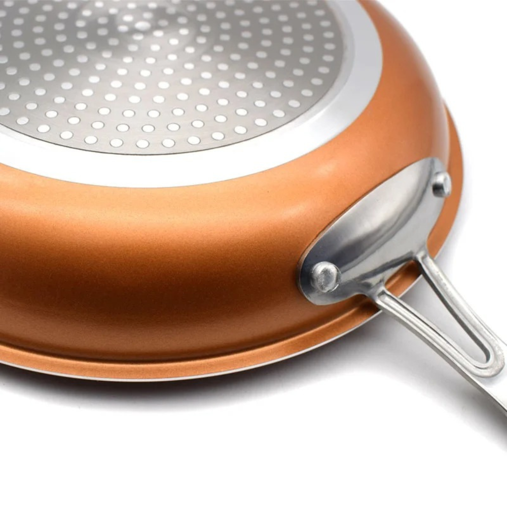 COPPER PAN - Professional copper pan with non-stick coating & perfect heat distribution