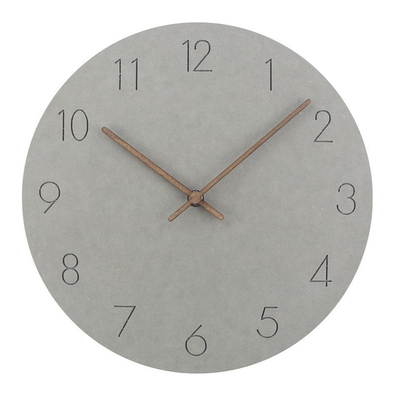 Stilvolle nordische Wanduhr - Stummes Design für ruhiges Interieur-6