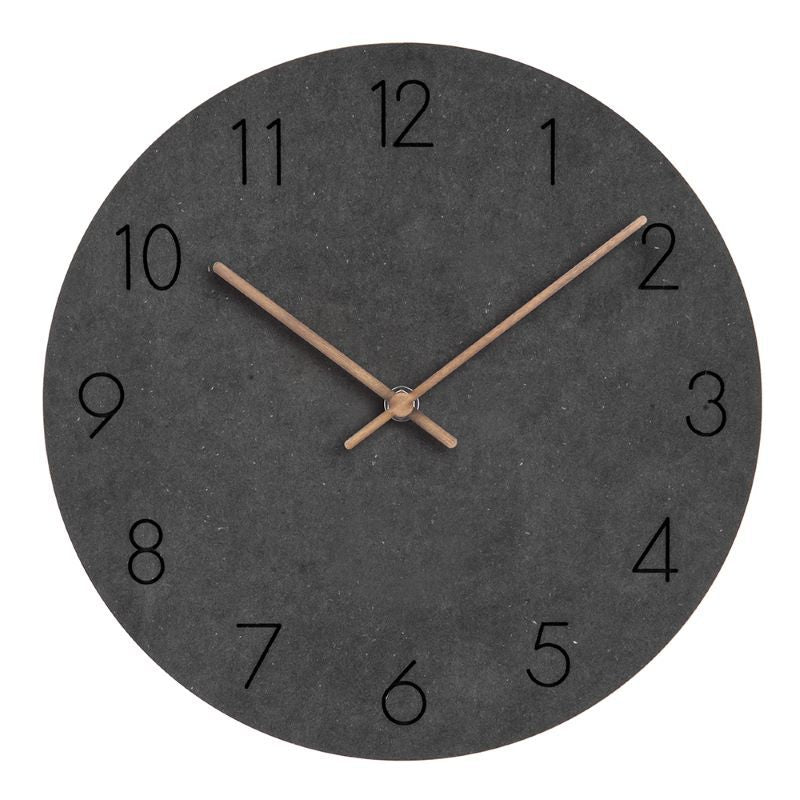 Stilvolle nordische Wanduhr - Stummes Design für ruhiges Interieur-5