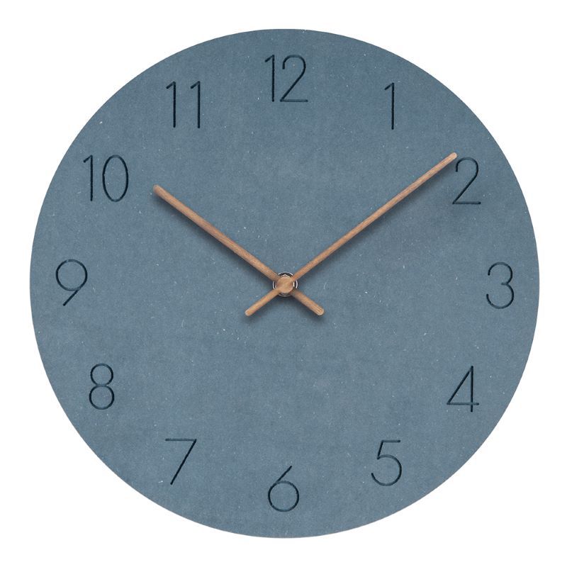 Stilvolle nordische Wanduhr - Stummes Design für ruhiges Interieur-1
