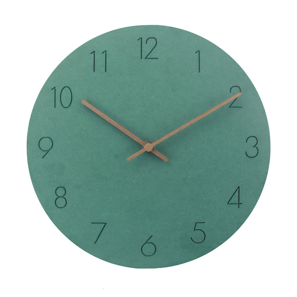 Stilvolle nordische Wanduhr - Stummes Design für ruhiges Interieur-4