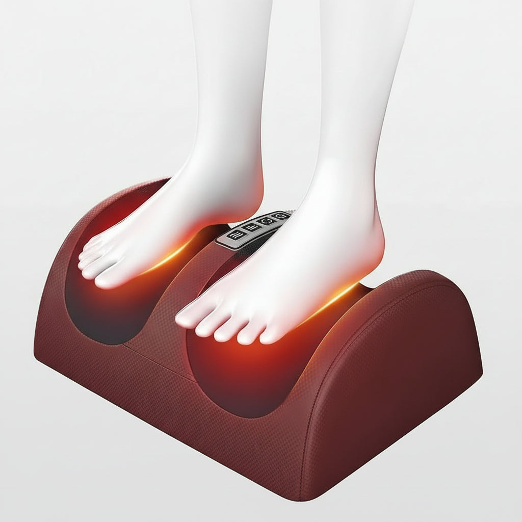 Soothestep – Luxury shiatsu foot massager with heat function | 12 3D massage balls & timer