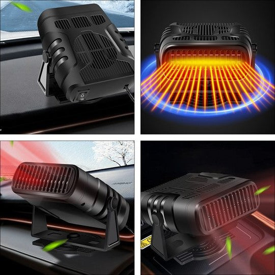 HeatDrive 12V – Draagbaar auto verwarmings- en koelapparaat met ontwasemingsfunctie