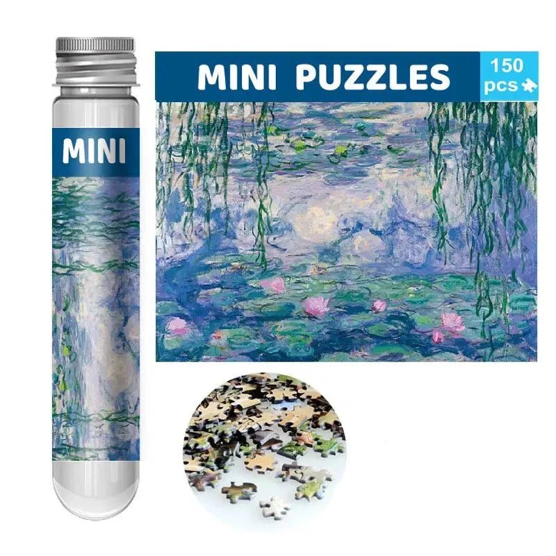 VANGLINT – Mini Tube Puzzle of Van Gogh's "Starry Night" for Art Fans