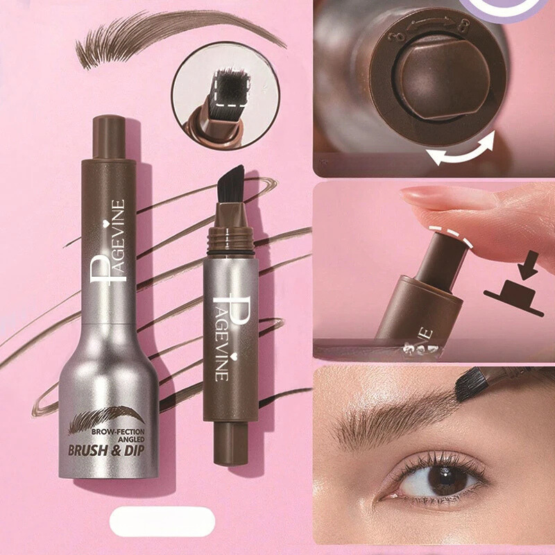 Augenbrauenstift Wasserfest - Browglam 3D-Formel für Natürliche Definition-3