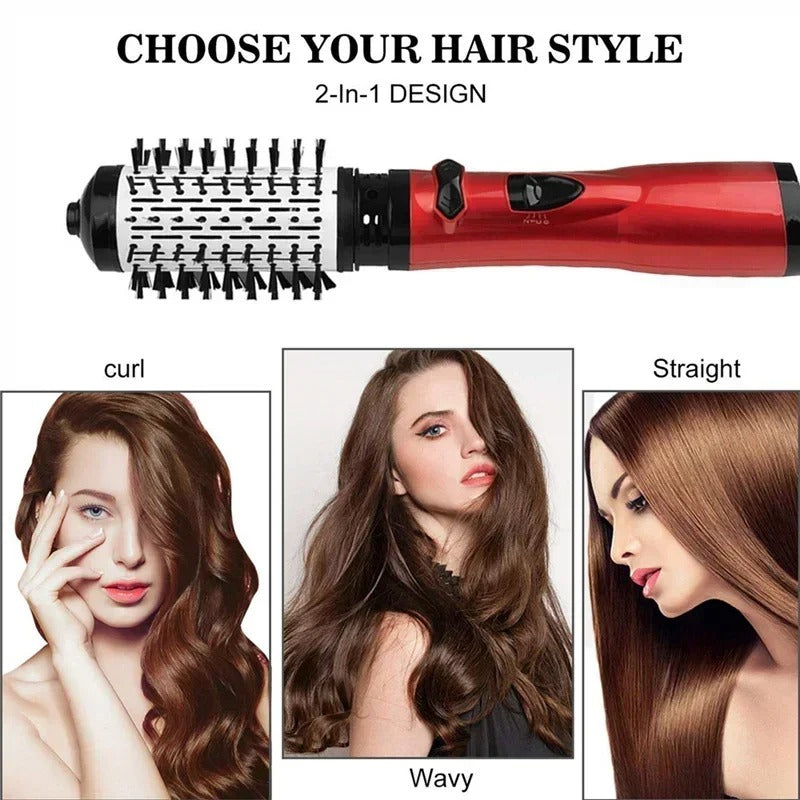 Revolveglam – 3-in-1 Elektrische haarstyler met föhn-, borstel- en krultangfunctie