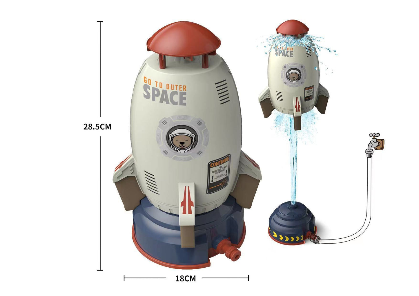 Juguete WaterRocket – Cohete de agua para juego activo al aire libre