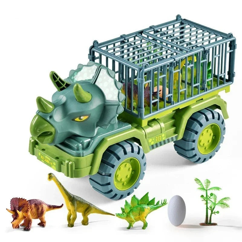 DinoTrek Exploradores – Set de aventura con dinosaurios y vehículos para exploradores