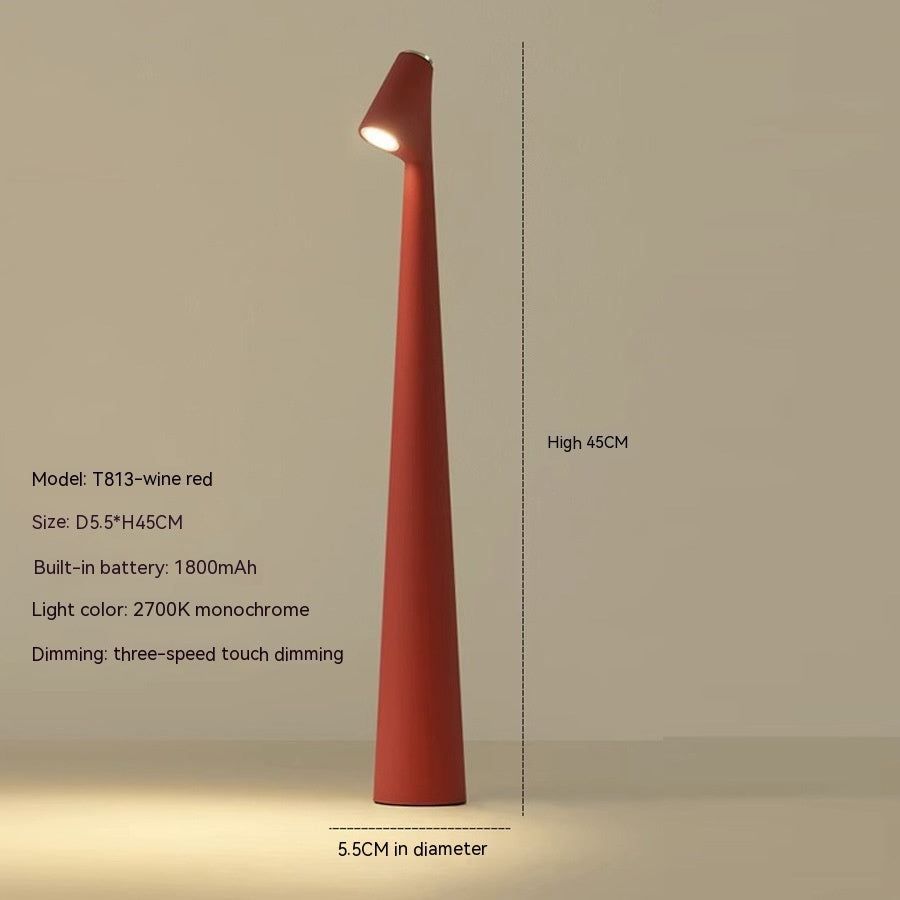 Variant image for Kabellose Tischlampe Schwarz LED Größe M Metall und Glas-2