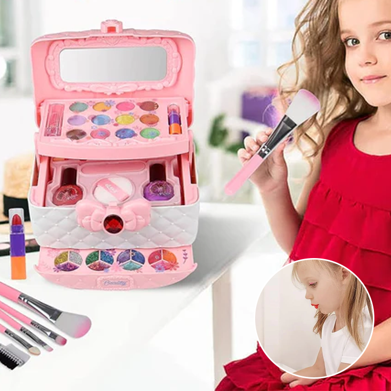 Glitzermädchen | Waschbares Make -up und Schönheitssets für Kinder-3