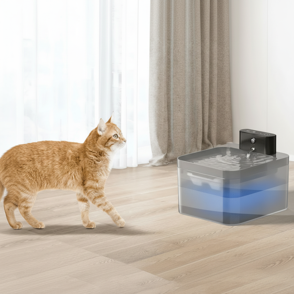 PureFlow Fountain - Smart Wireless Waterfontein für Katzen-6