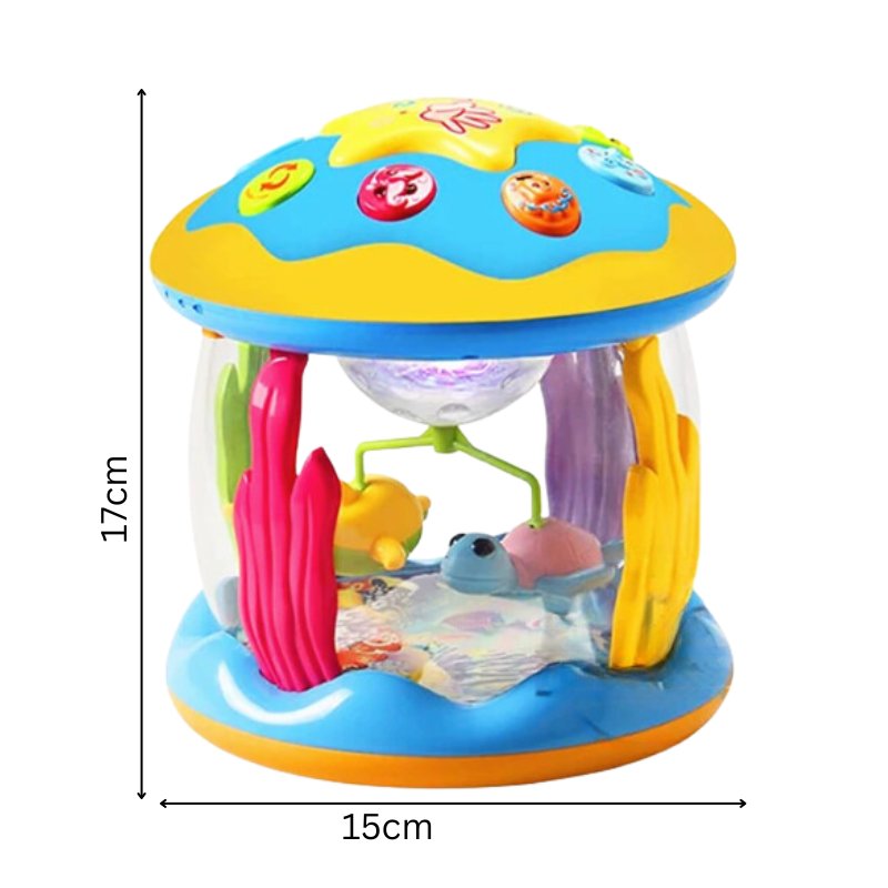 Tunlledrum - Magische Babyspielzeugtrommel mit Licht und Klang-4