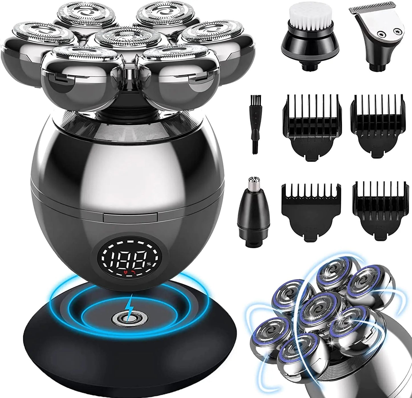 Flexishave Pro – 7D elektrische scheerapparaat met IP68 waterbescherming & USB-opladen
