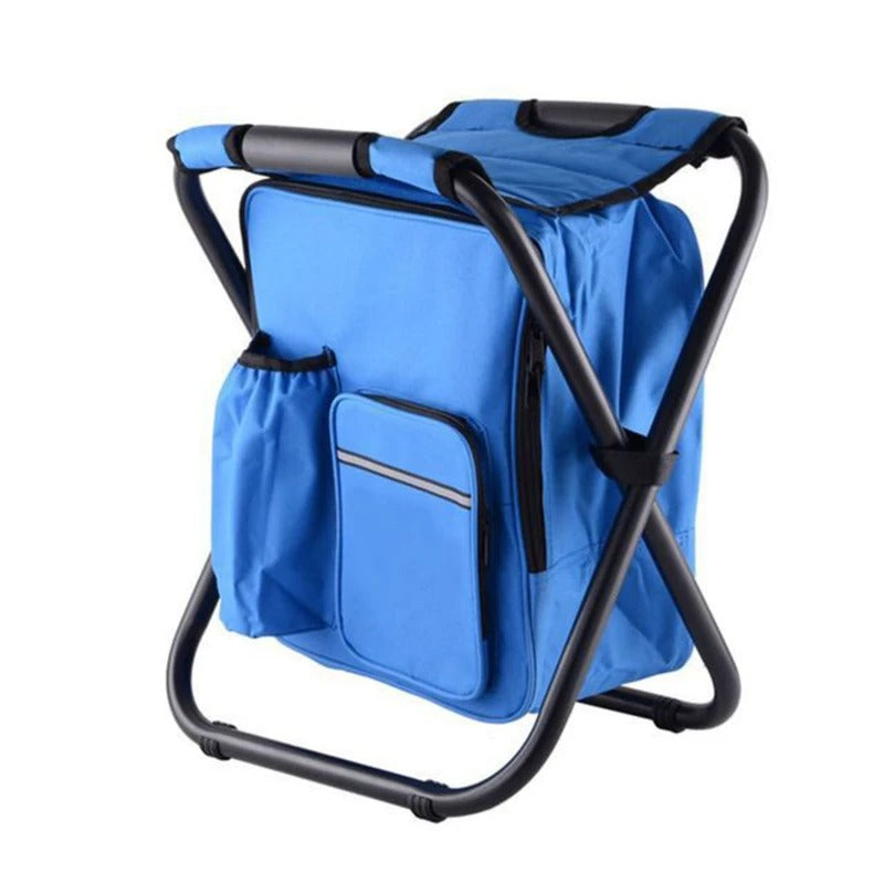 CAMOCHAIR PACK - 3-in-1 camouflage rucksack with folding chair & cooler compartment