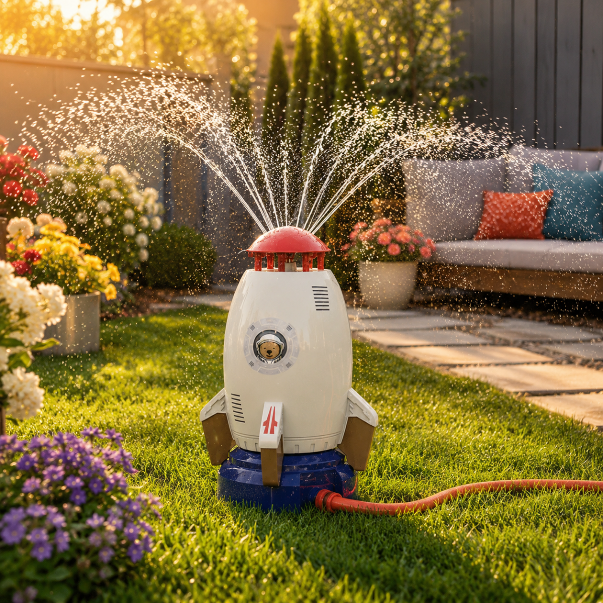 AQUASPIN – 360° Rotating Water Toy for Summer Outdoor Fun