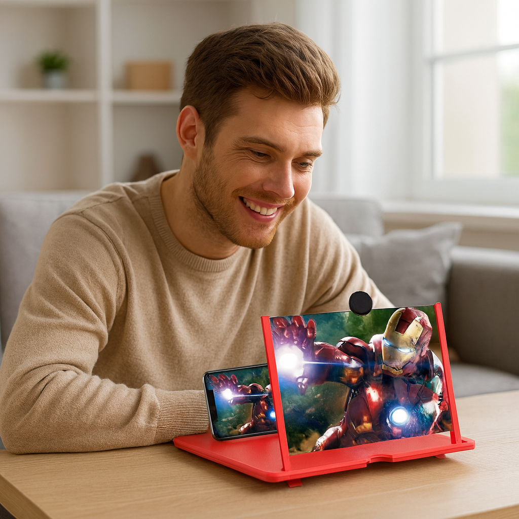 ZOOMFOLD – Faltbare HD-Bildschirmlupe für Smartphones