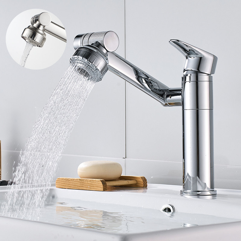 FLEXISPOUT – Grifo flexible 360° con función de pulverización para lavabo