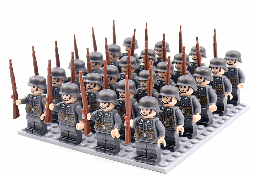 HistoryBlocks – Set de bloques de figuras de 21 piezas para niños y coleccionistas