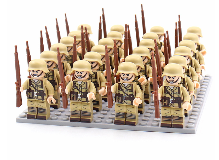 HistoryBlocks – Set de bloques de figuras de 21 piezas para niños y coleccionistas
