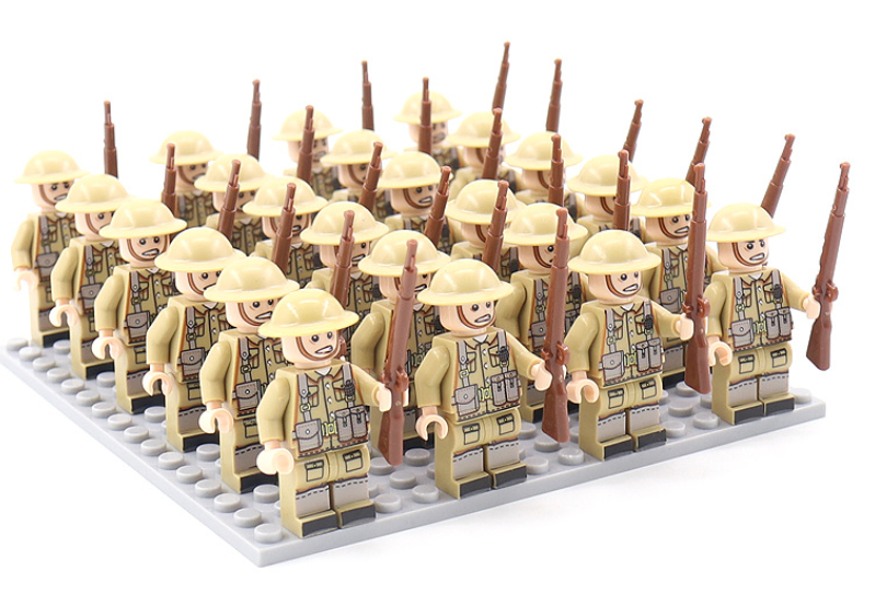 HistoryBlocks – Set de bloques de figuras de 21 piezas para niños y coleccionistas