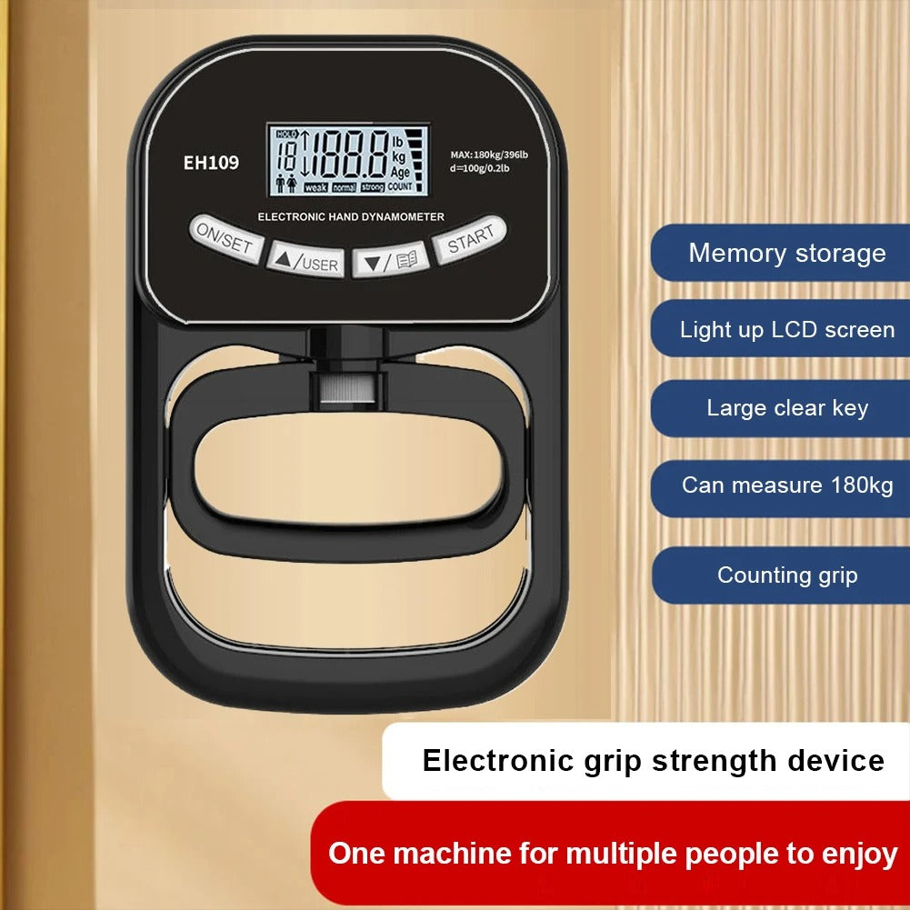 Gripmaster Digital - Precise hand-held measuring device for grip force measurement up to 120 kg