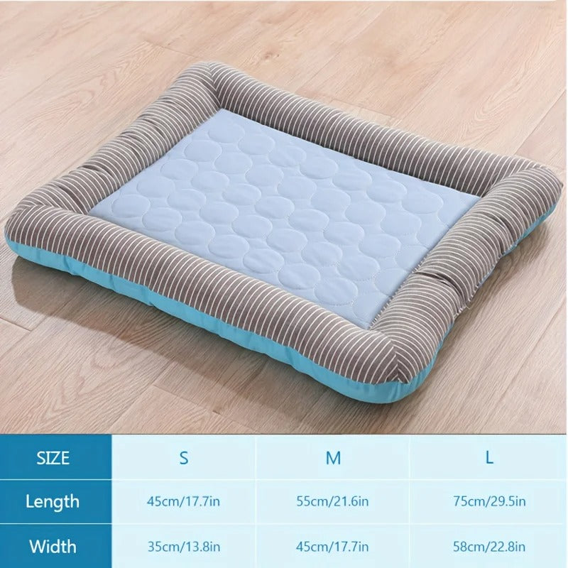 Cama para mascotas con confort de enfriamiento – Transpirable y duradera para un descanso refrescante