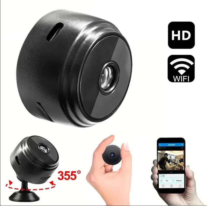 MINICAM 1080P - Compact security camera with night vision & app control