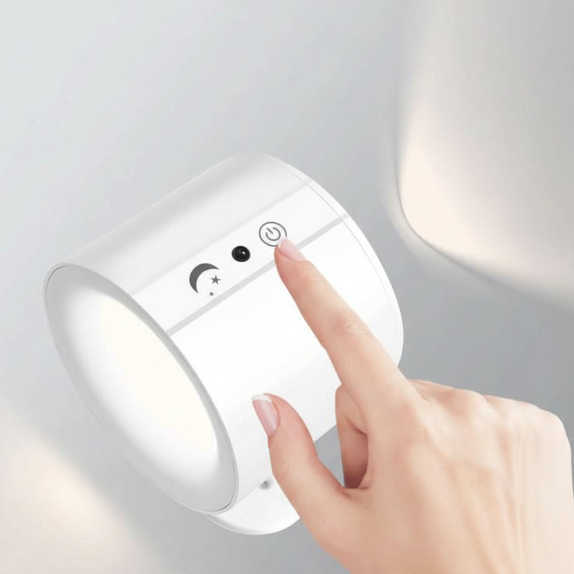 LUMISPIN - LED Wall Lamp – Dimmable & 360° Rotatable for Every Home