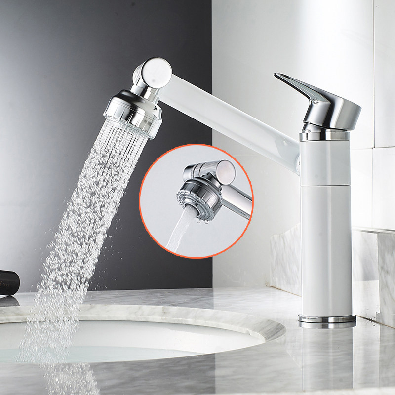 FLEXISPOUT – Grifo flexible 360° con función de pulverización para lavabo