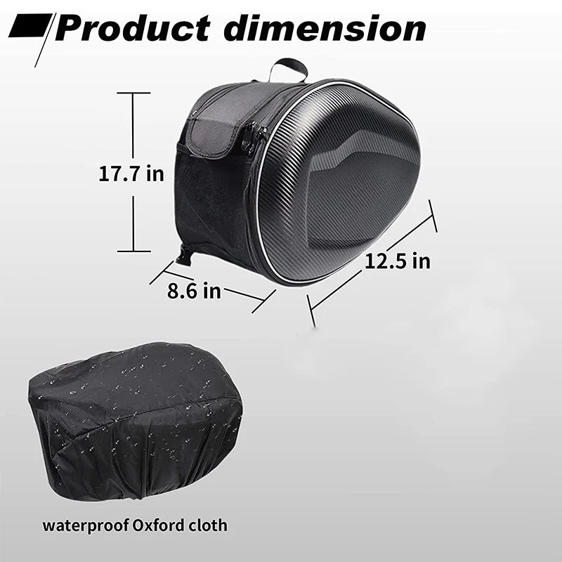 RIDEPACK DUO – Alforjas impermeables para motocicleta con gran capacidad de almacenamiento