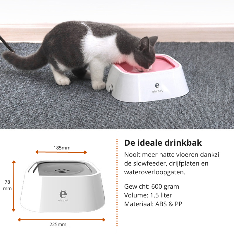 Pet Splash Bowl - Automatischer Wasserbrunnen für Haustiere-4