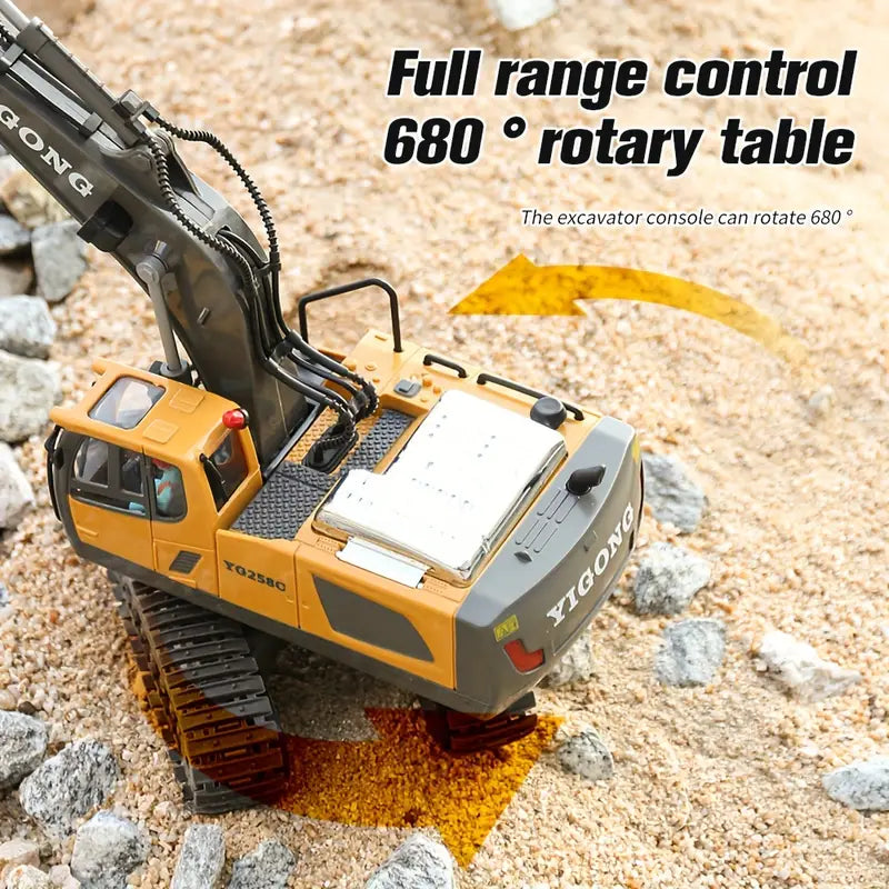 RC Bagger – Ferngesteuerter Bagger mit 11 Funktionen für Kinder und Erwachsene-3