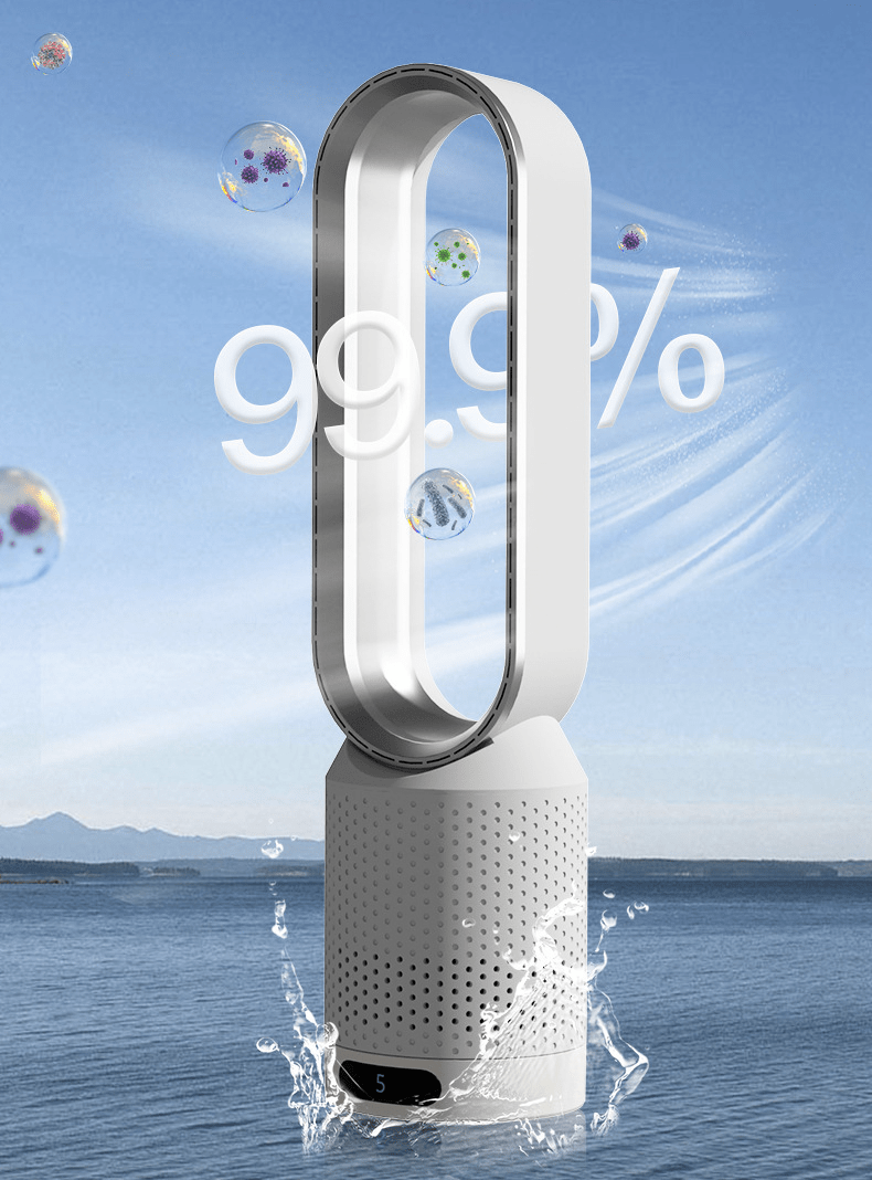 AEROBREEZE – 3-in-1 luchtkoeler voor gezonde binnenlucht en aangename verkoeling