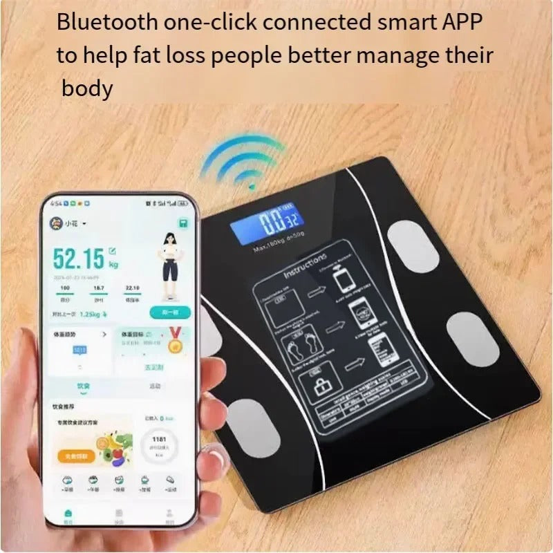 Fitscale - Intelligent body analysis scale with app connection
