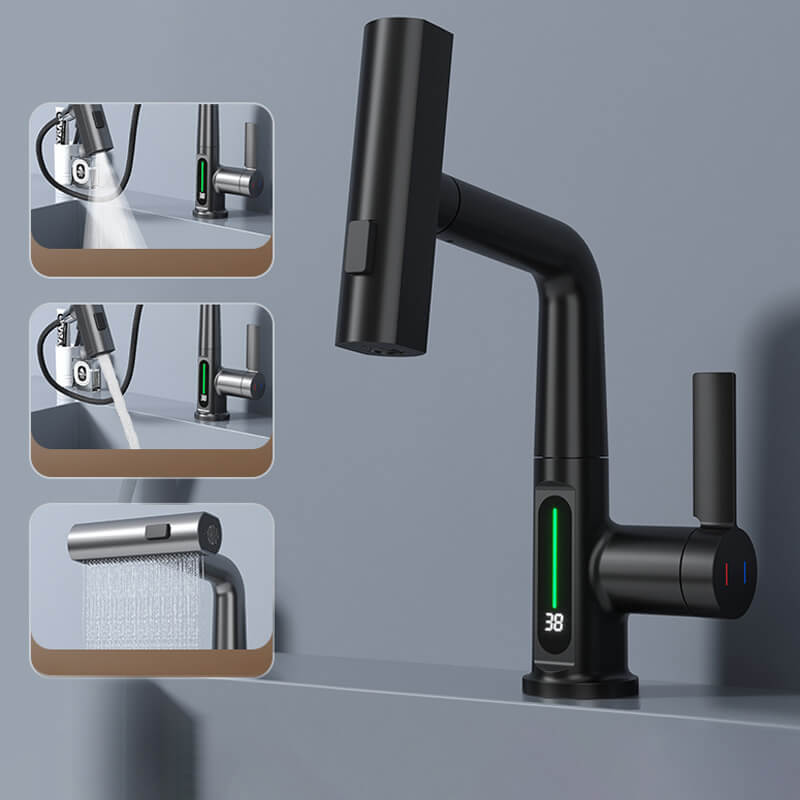 WaterMaster Faucet - 360° rotating tap with LED temperature display
