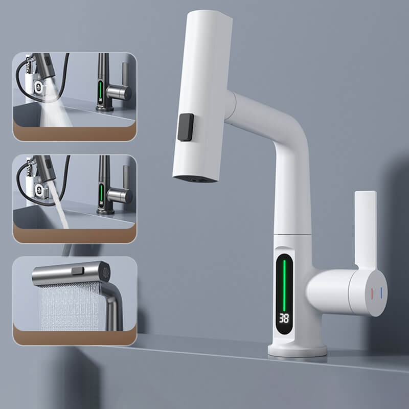 WaterMaster Faucet - 360° rotating tap with LED temperature display