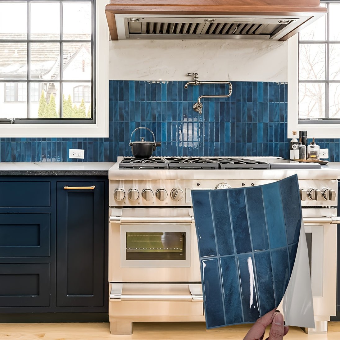 WALLSTYLE 3D - Self-adhesive wall tiles for modern interior design