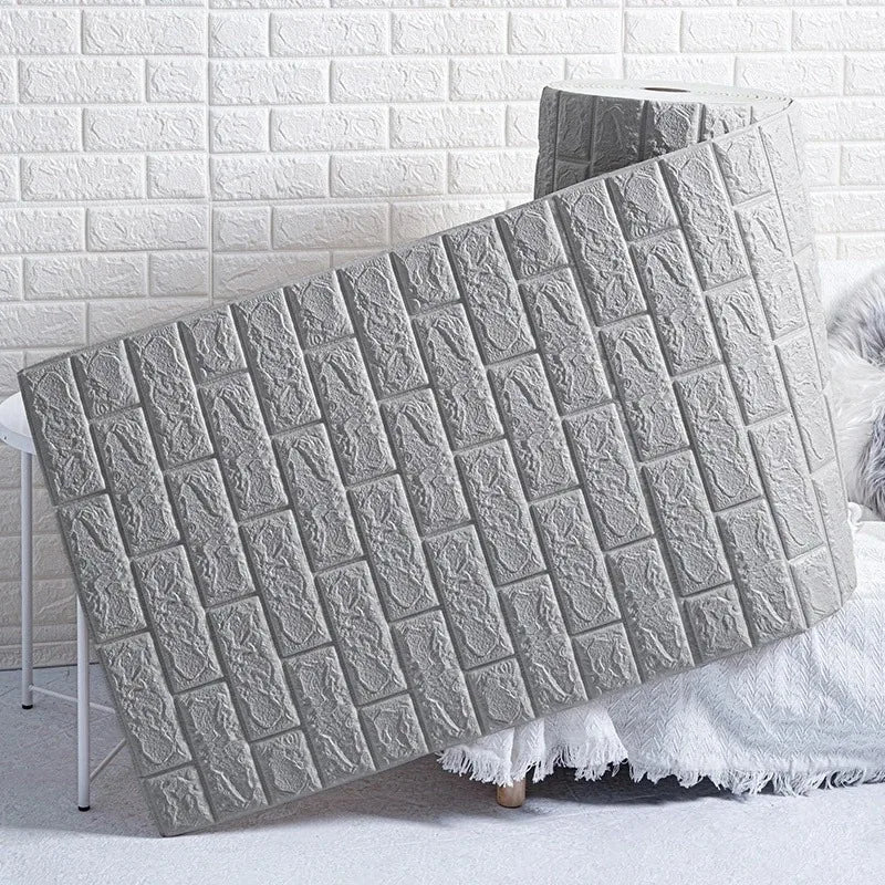 BRICKAURA – Carta da parati in schiuma 3D per pareti di stile