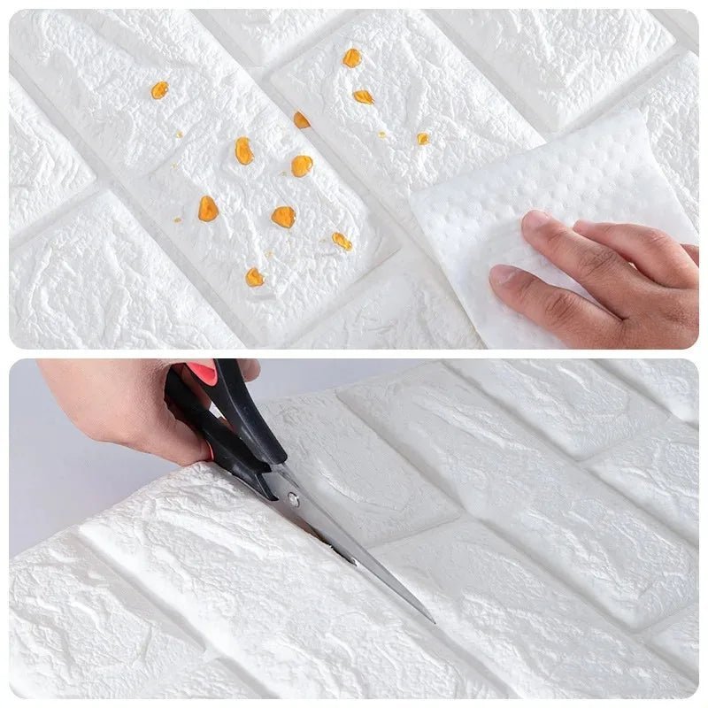 BRICKAURA – Carta da parati in schiuma 3D per pareti di stile